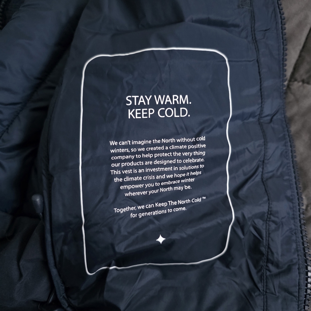 Askov Finlayson Preservation Insulated Puffer Vest Blue Small Outdoor Hiking - Picture 3 of 10